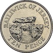 10 Pence - Elizabeth II 4th portrait, magnetic, United Kingdom, 2012-2016 reverse image