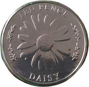 10 Pence - Elizabeth II Daisy, United Kingdom, 2022 reverse image