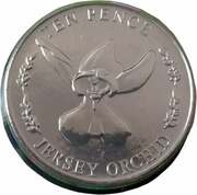 10 Pence - Elizabeth II Jersey Orchid, United Kingdom, 2022 reverse image