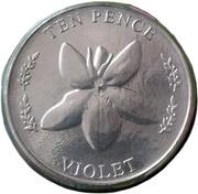 10 Pence - Elizabeth II Violet, United Kingdom, 2022 reverse image