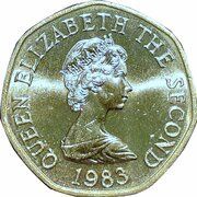 20 Pence - Elizabeth II Corbière Lighthouse obverse image