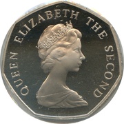 50 New Pence - Elizabeth II 2nd portrait obverse image