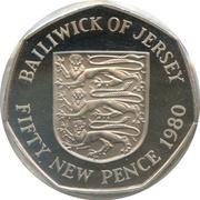 50 New Pence - Elizabeth II 2nd portrait, United Kingdom, 1969-1980 reverse image