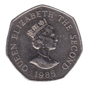 50 Pence - Elizabeth II Liberation obverse image