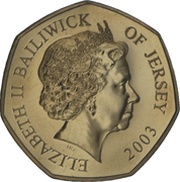 50 Pence - Elizabeth II Golden Jubilee obverse image