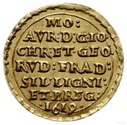 ½ Ducat - Johann Christian and Georg Rudolf, Bohemia, 1619 reverse image