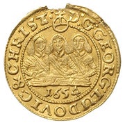 ½ Ducat - Georg III, Ludwig IV and Christian obverse image