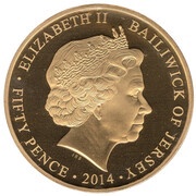 50 Pence - Elizabeth II WWI - Getting Ready for War obverse image