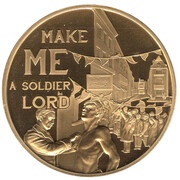 50 Pence - Elizabeth II WWI - Joining Up, United Kingdom, 2014 reverse image