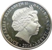 50 Pence - Elizabeth II WWI - Lord Kitchener obverse image