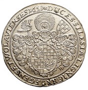 1 Thaler - Georg III, Ludwig IV and Christian, Bohemia, 1657-1659 reverse image