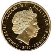 50 Pence - Elizabeth II WWI - Ships at War obverse image
