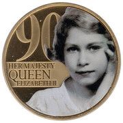 50 Pence - Elizabeth II 90th Anniversary of HM Queen Elizabeth II reverse image