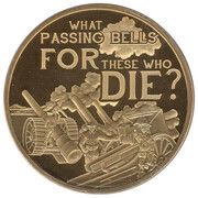 50 Pence - Elizabeth II WWI - Battle of Verdun, United Kingdom, 2016 reverse image
