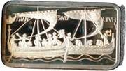 50 Pence - Elizabeth II Bayeux Tapestry - 6 Duke William in a great ship, United Kingdom, 2016 reverse image