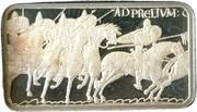 50 Pence - Elizabeth II Bayeux Tapestry - 8 Knights have left Hastings, United Kingdom, 2016 reverse image