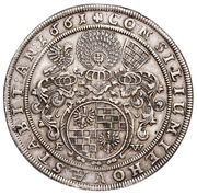1 Thaler - Ludwig IV, Bohemia, 1661 reverse image
