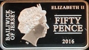 50 Pence - Elizabeth II Bayeux Tapestry - 11 Harold is slain obverse image