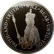 50 Pence - Elizabeth II Sapphire Jubilee, United Kingdom, 2017 reverse image
