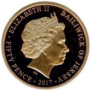 50 Pence - Elizabeth II WWI - John Jellicoe obverse image