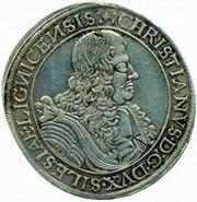 1 Thaler - Christian obverse image