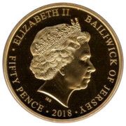 50 Pence - Elizabeth II Royal Air Force Centenary - Panavia Tornado obverse image