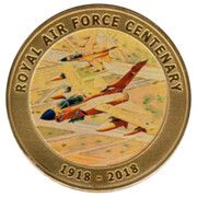50 Pence - Elizabeth II Royal Air Force Centenary - Panavia Tornado, United Kingdom, 2018 reverse image