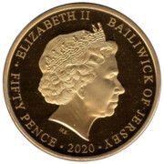50 Pence - Elizabeth II VE Day - Firefighters obverse image
