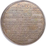 1¼ Thaler - Georg Wilhelm Death of Georg Wilhelm, Bohemia, 1675 reverse image