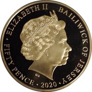 50 Pence - Elizabeth II VE Day - Winston Churchill obverse image