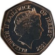 50 Pence - Elizabeth II RBL Poppy obverse image