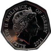 50 pence - Elizabeth II Royal Navy obverse image