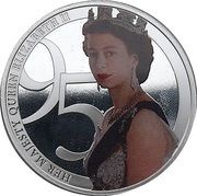 50 pence Elizabeth II "Her Majesty Queen Elizabeth II 95th birthday photographic collection", United Kingdom, 2021 reverse image