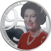 50 Pence Elizabeth II "Her Majesty Queen Elizabeth II 95th birthday photographic collection", United Kingdom, 2021 reverse image