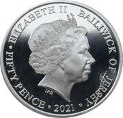 50 Pence Elizabeth II "Her Majesty Queen Elizabeth II 95th birthday photographic collection" obverse image