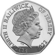 50 Pence - Elizabeth II HMS Victory, struck by musket ball; Silver obverse image