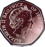 50 Pence - Elizabeth II Platinum Jubilee - Animus obverse image