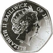 50 Pence - Elizabeth II Platinum Jubilee obverse image