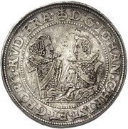 2 Thalers - John Christian and George Rudolph obverse image