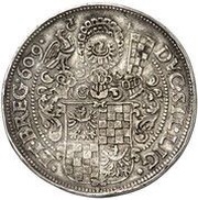2 Thalers - John Christian and George Rudolph, Bohemia, 1609 reverse image