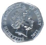 50 Pence - Elizabeth II Platinum Jubilee - Justicia; Silver-gold plated obverse image
