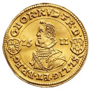 1 Ducat - Johann Christian and Georg Rudolf, Bohemia, 1610-1611 reverse image