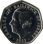 50 Pence - Charles III Royal Residence - Balmoral Castle obverse image