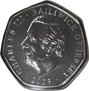50 Pence - Charles III Royal Residence - Windsor Castle obverse image