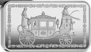 50 Pence - Charles III 70th Ann. Coronation of Queen - Coach 2, United Kingdom, 2023 reverse image