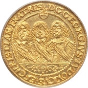 1 Ducat - Georg III, Ludwig IV and Christian obverse image