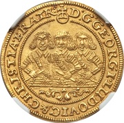 1 Ducat - Georg III, Ludwig IV and Christian obverse image