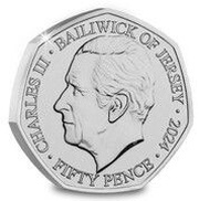 50 Pence - Charles III Saint Helier obverse image