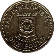 1 Pound - Elizabeth II St. Saviour reverse image
