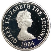 1 Pound - Elizabeth II St. Saviour; Silver Proof obverse image
